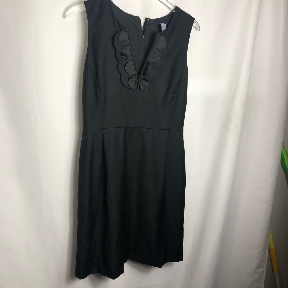J Crew Dress Black Wool Dress size 6 0772